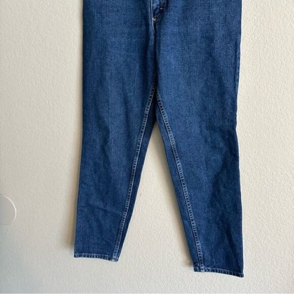 Wrangler vintage 90s style medium wash mom jean with front pocket logo size 26 - Picture 4 of 8